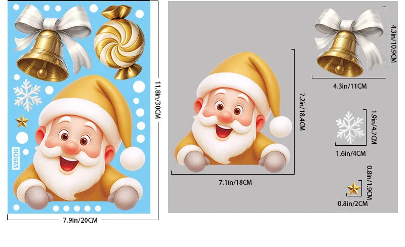 Stickers Noël étoiles